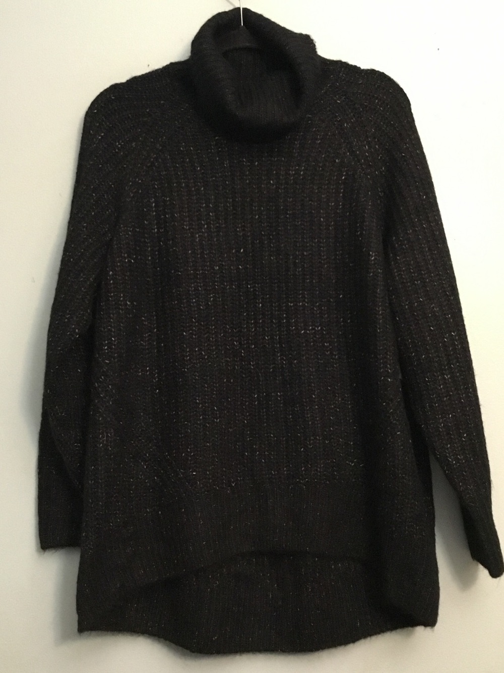 Old Navy Black Turtleneck Sweater - Cozy Ribbed Knit - Women’s Large NWT